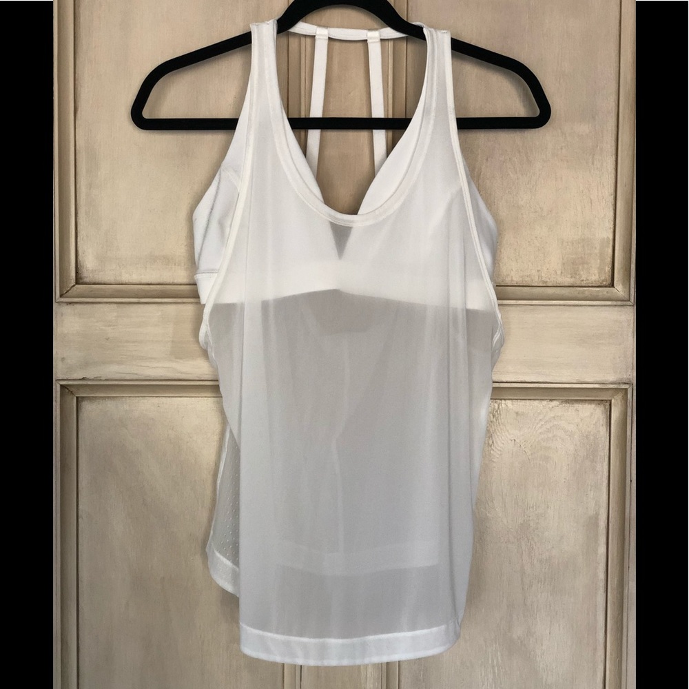 NWOT - Lululemon Sheer Top W/ Built In Bra!